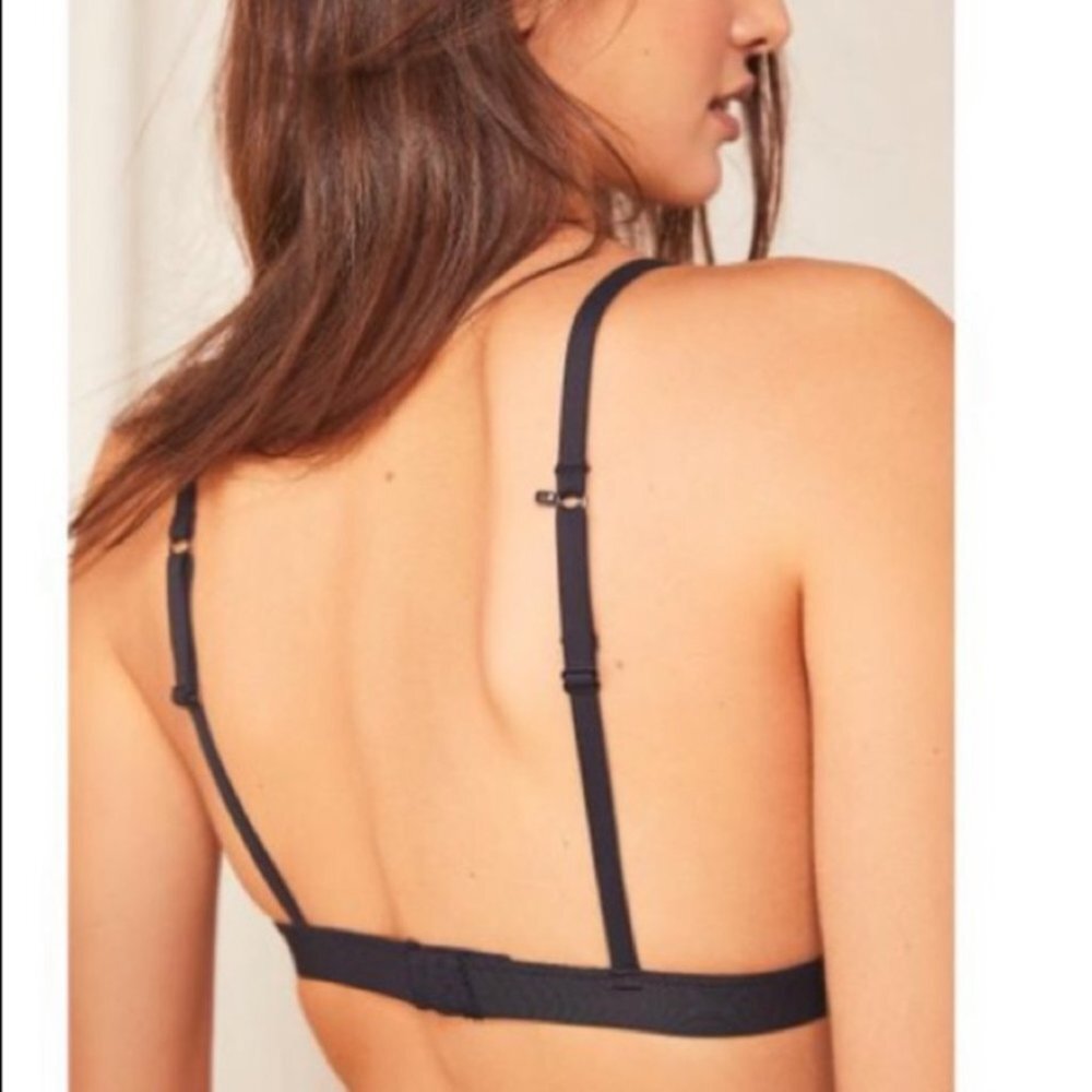 NWT Free People Black Bra Bralette XS 32A 32B 32C - Picture 5 of 7